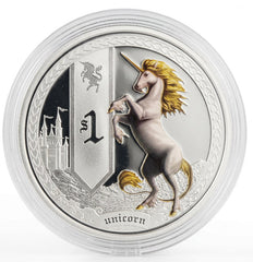 Mythical Creatures - Unicorn - 1oz Silver Proof Coin