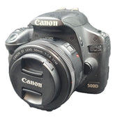 CANON - EOS 500D Digital Camera with 50mm Lens + Charger & Battery & Bag - Mega Cash Sydney