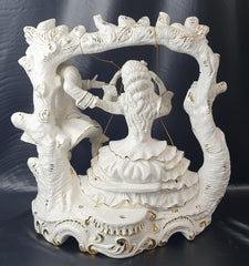 Capodimonte Porcelain - Lovers Couple on Swing - 20'x19'x12' - Mega Cash Sydney