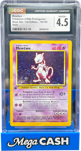 CGC 4.5 Portuguese Mewtwo Holo 10/102 - Mega Cash Sydney