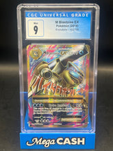 CGC 9 M Blastoise 102/108 XY Evolutions - Mega Cash Sydney
