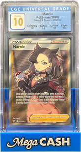 CGC Pristine 10 Marnie 200/202 Sword&Shield Base - Mega Cash Sydney