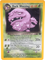 Dark Weezing 14/82 Holo Team Rocket - Mega Cash Sydney