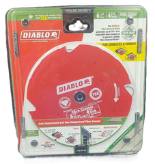 DIABLO 165mm 4T Fibre Cement Saw Blade - Mega Cash Sydney