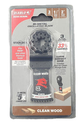 Diablo Demo Demon - Starlock Bi-Metal Oscillating Blade for Clean Wood Applications - Mega Cash Sydney
