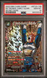 Dragon Ball Super - SS Trunks, Complete Elimination BT23 - 138 PSA 10 - Mega Cash Sydney