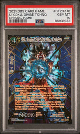 Dragon Ball Super - Ultra Instinct Son Goku, Divine Technique BT23 - 110 SPR PSA 10 - Mega Cash Sydney