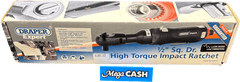 Draper Expert 1/2” Square Drive High Torque Impact Ratchet - 22413 - Mega Cash Sydney
