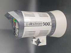 ELINCHROM 500 LIGHT MULTI VOLTAGE FLASH WITH ELINCA SA TRIPOD - Mega Cash Sydney