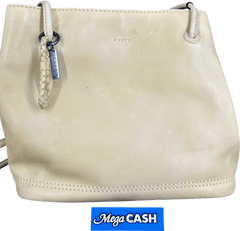 Evity handbag over the shoulder long strapped mustard yellow with tags - Mega Cash Sydney
