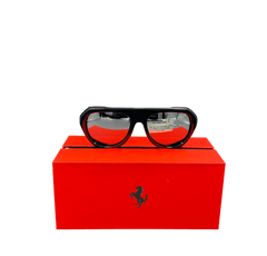 Ferrari Mirrored Polarised Aviator Sunglasses 57-19 - OFH2002QU - Mega Cash Sydney