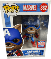 Funko POP! Marvel: Man and Wolf - Capwolf 882 - Mega Cash Sydney