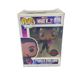 Funko Pop! Marvel Studios : What If ...? : T'Challa Star - Lord - Vinyl Figure 876 - Mega Cash Sydney