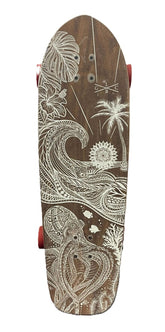 Gold Coast Longboard Surf Skate 32" - Wanderlust Edition - Mega Cash Sydney