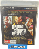 Grand Theft Auto / GTA IV & Episodes From Liberty City - The Complete Edition - Playstation 3 / PS3 Game (Copy) - Mega Cash Sydney