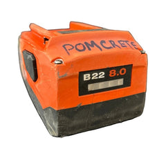 Hilti 22V 8.0Ah Battery - B 22/8.0 Li-Ion - Mega Cash Sydney