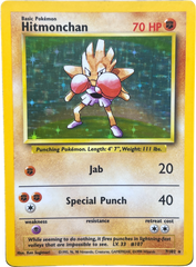 Hitmonchan 7/102 Base Set Unlimited - Mega Cash Sydney