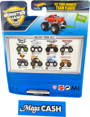 Hot Wheels Monster Jam - Ice Monster - Flashback 3/6 - 25th Anniversary - Mega Cash Sydney