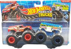 Hot Wheels Monster Trucks 2 Pack 2026 - Fire Rescue & HW 5 Alarm - Mega Cash Sydney