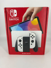 NINTENDO SWITCH OLED - WITH DOCK, CHARGER, CONTROLLER ACC AND CORDS IN BOX