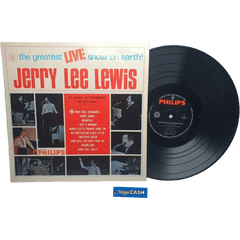 JERRY LEE LEWIS - "The Greatest Live Show On Earth" - Record - Vinyl - PD - 160 - Mega Cash Sydney