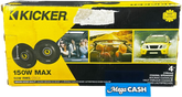 Kicker CS Series 4" 2 Way Coaxial Car Speaker 150W 50W RMS CSC4 - Mega Cash Sydney