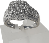 Ladies 10CT Diamond Ring 6.2GMS - Size O / 7.5 US - Mega Cash Sydney