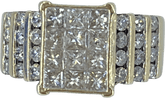Ladies 14ct Yellow Gold Diamond Ring - Mega Cash Sydney