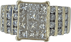 Ladies 14ct Yellow Gold Diamond Ring - Mega Cash Sydney