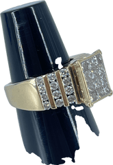 Ladies 14ct Yellow Gold Diamond Ring - Mega Cash Sydney