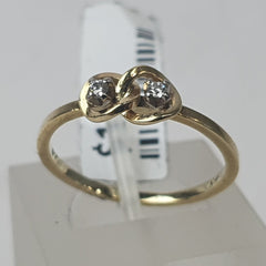 Ladies 9ct Diamond Ring 2.0gms - Size P 1/2 / 8.5 US - Mega Cash Sydney