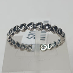Ladies Pandora Silver Ring - Size N / 7 US - Mega Cash Sydney