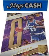 LEBRON JAMES 2021 - 22 Donruss Gold Elite Spellbound O - 03/10 - Mega Cash Sydney