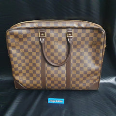 LOUIS VUITTON - HAND BAG - 2009 DAMIER EBENE PORTE DOCUMENTS VOYAGE - Mega Cash Sydney