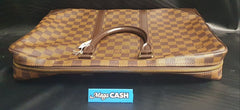 LOUIS VUITTON - HAND BAG - 2009 DAMIER EBENE PORTE DOCUMENTS VOYAGE - Mega Cash Sydney