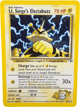 Lt. Surge’s Electabuzz Holo 6/132 Gym Heroes - Mega Cash Sydney