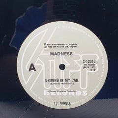MADNESS - "Driving in My Car" - Single 12" RECORD - Stiff Records - X 12010 - Mega Cash Sydney