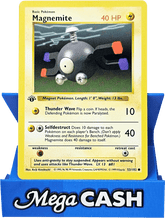 Magnemite 53/102 First 1st Edition Shadowless Base Set 1999 NM - Mega Cash Sydney