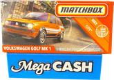Matchbox Cars - Volkswagen Golf MK1 MBX City - 8/100 - Mega Cash Sydney