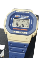 MENS - CASIO WATCH - THE BLACK EYE PATCH - BLUE RUBBER BAND - DIGITAL - IN BOX WITH TAGS - Mega Cash Sydney