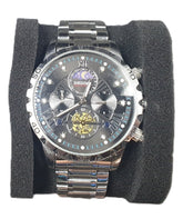 MENS DEDIMA WATCH - 50.0GMS WITH SILVER STAINLESS STEEL BAND - Mega Cash Sydney