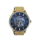 MENS GOLD NIXON SPECTRA WATCH 10ATM GOLD STEEL BAND - Mega Cash Sydney