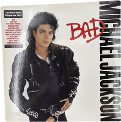 MICHAEL JACKSON “ BAD” TWO SIDED VINYL RECORD - Mega Cash Sydney