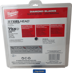 MILWAUKEE DIAMOND BLADE 49 - 93 - 7840 - 14" / 356mm - Mega Cash Sydney