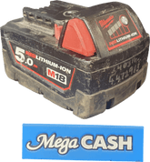 MILWAUKEE - M18 B5 - 18V 5Ah Tool Battery - Mega Cash Sydney