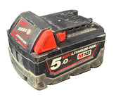 MILWAUKEE - Red Lithium-Ion 5.0Ah 18V Tool Battery - M18B5 - Mega Cash Sydney
