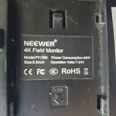 NEEWER 4K CAMERA FIELD MONITOR 5.5" - FW568 WITH 2 X BATTERIES AND CHARGER - Mega Cash Sydney
