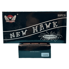 New Hawk Tattoo Needles 50pc - 1205RS - Mega Cash Sydney