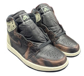 NIKE - Air Jordan 1 Retro High Tops - With Black and Green Laces - Size 9 US Mens - Mega Cash Sydney