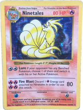 Ninetales Holo 12/102 Base Set Shadowless - Mega Cash Sydney
